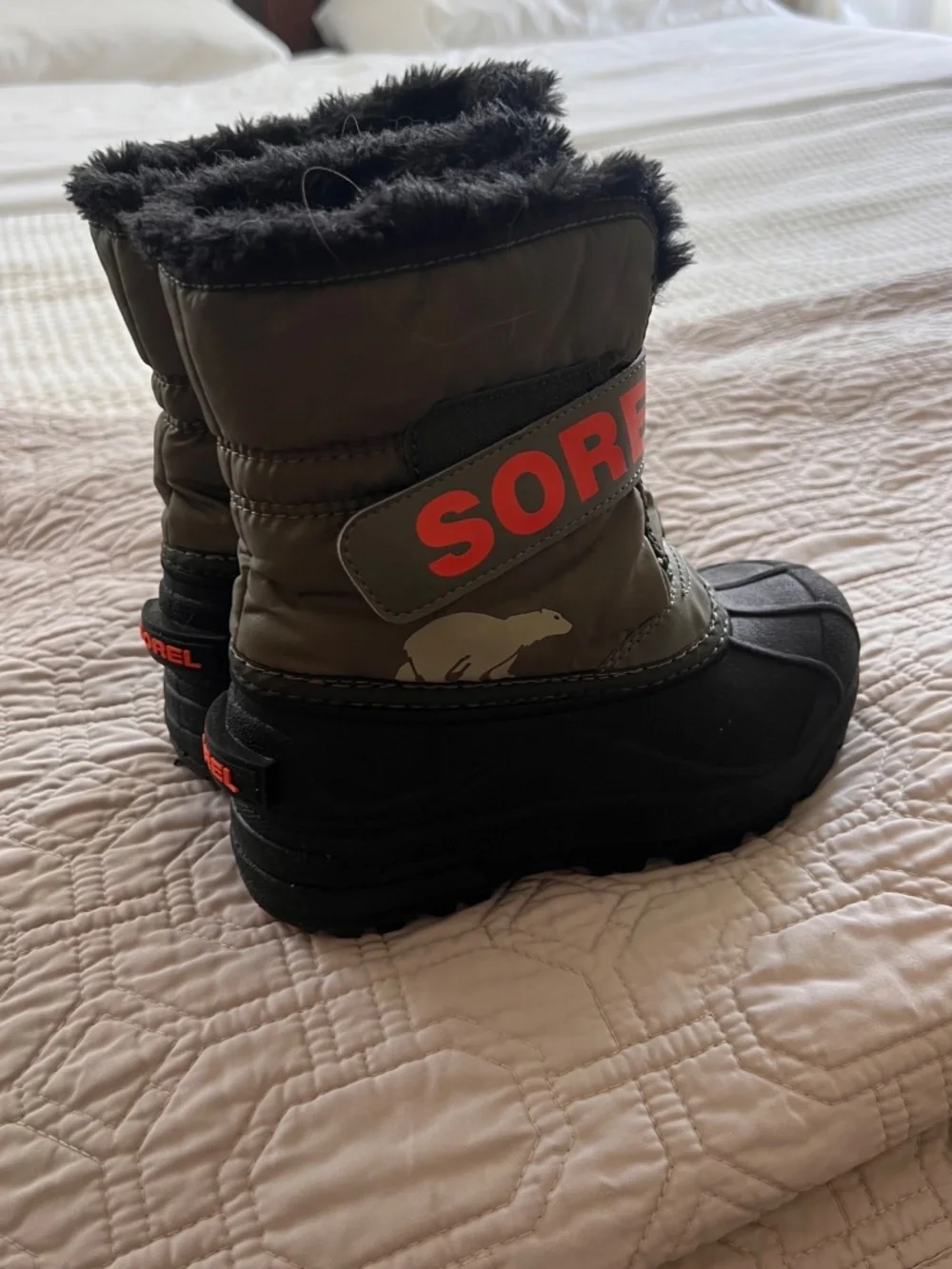 Sorel COMMANDER™ UNISEX - Winter boots - stone green/alpine tundra
